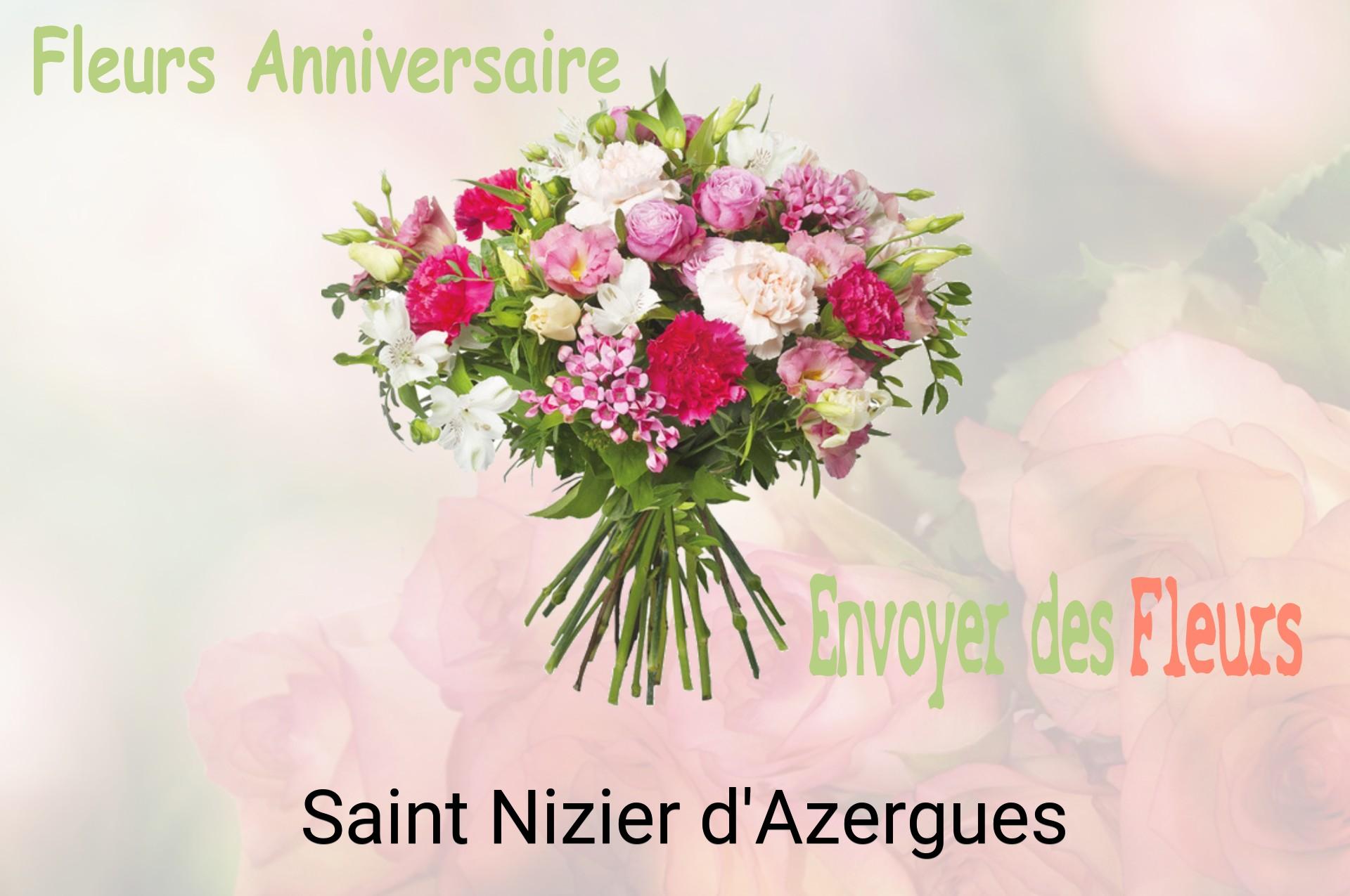 Bouquet de fleurs d’anniversaire livré à Saint-Nizier-d'Azergues