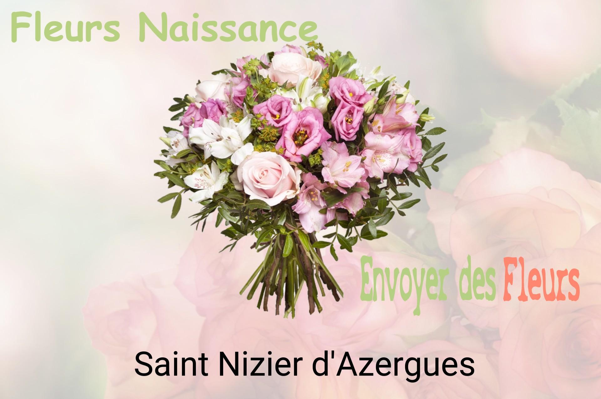 Bouquet de fleurs de naissance livré à Saint-Nizier-d'Azergues